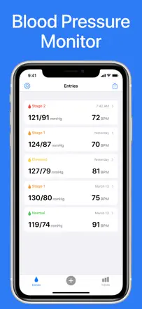 Blood Pressure App Monitor : capture d’écran 1 sur 4