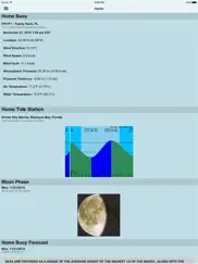 noaa buoy and tide data iPad Captures Décran 1