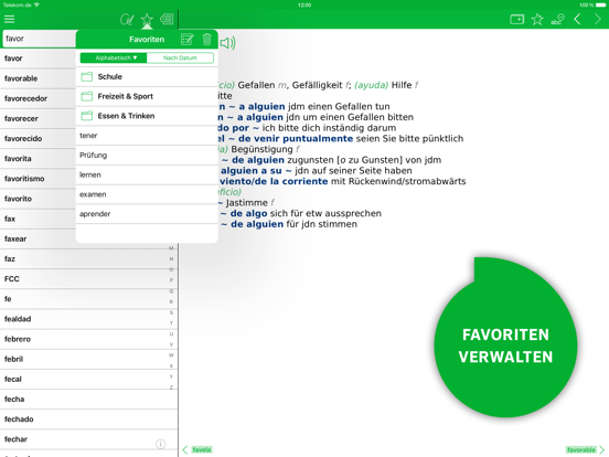 Screenshot #6 pour SCHULE Wörterbuch Spanisch