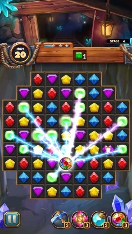 Jewels Cave Quest Mania screenshot-5