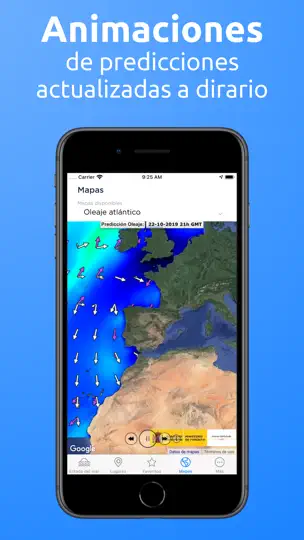 Captura de pantalla de IMar en iPhone 7