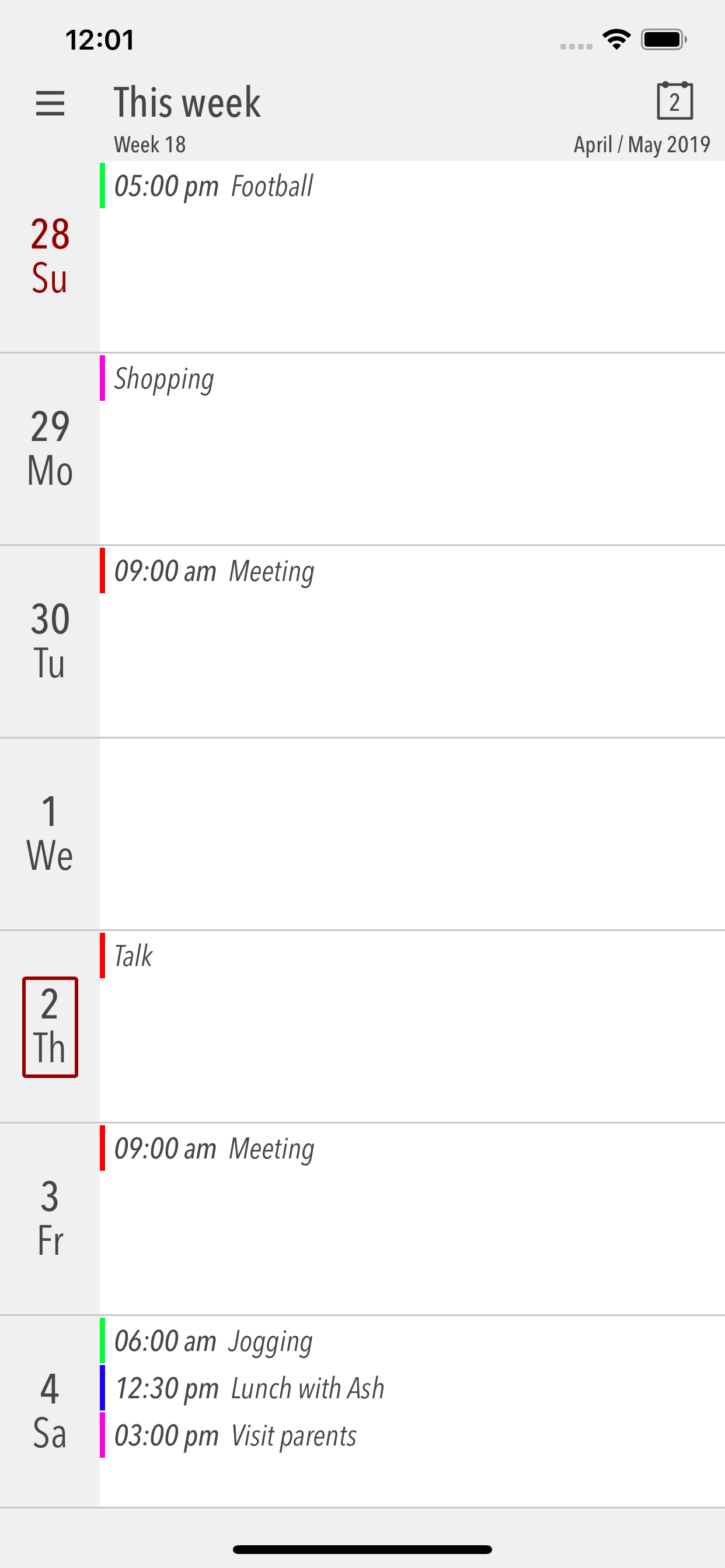 Cali - The Calendar App