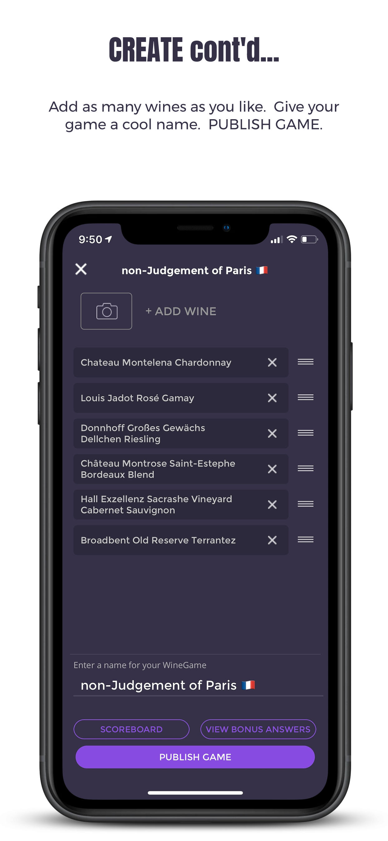 WineGame - Taste, Play, Learn