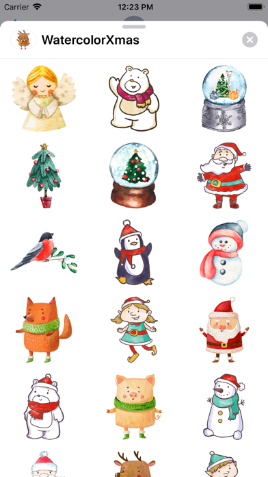 Screenshot #3 pour Watercolor Christmas Vol.2