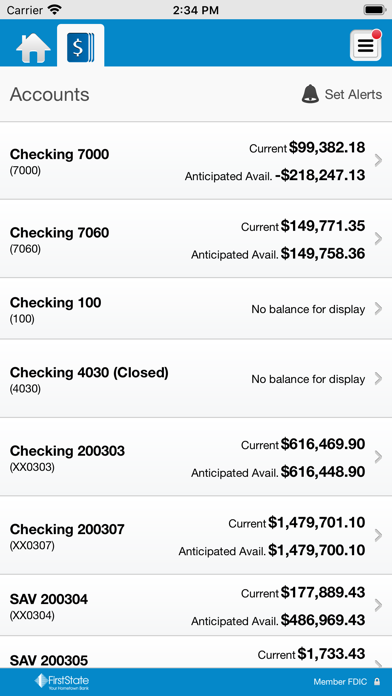 FSB Business Mobile Banking Screenshot