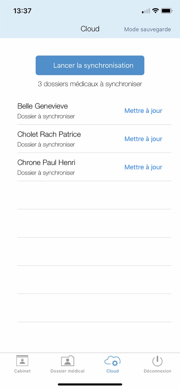 iPhone screenshot