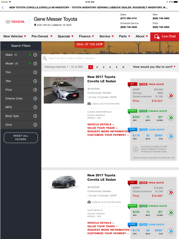 Screenshot #6 pour Gene Messer Toyota