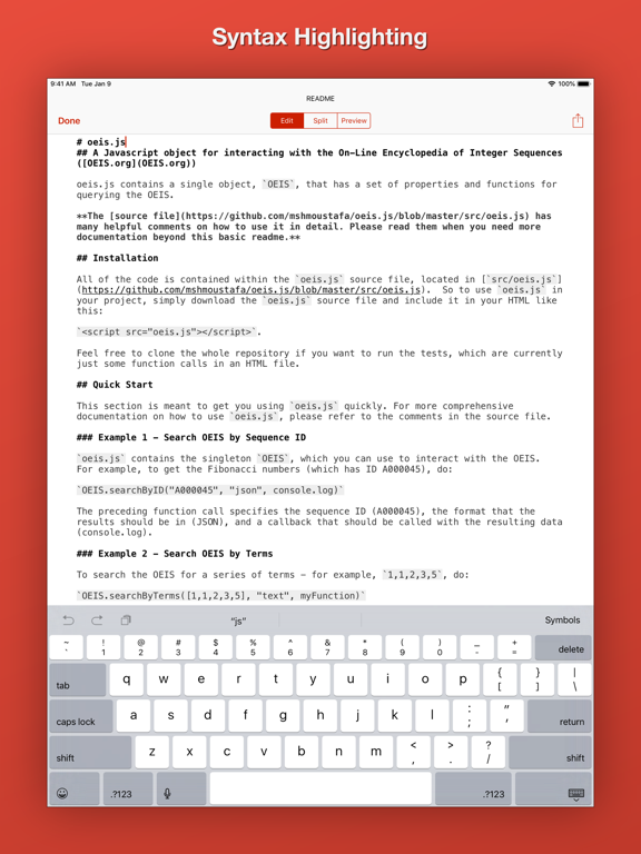 Screenshot #6 pour Blockquote Markdown Editor