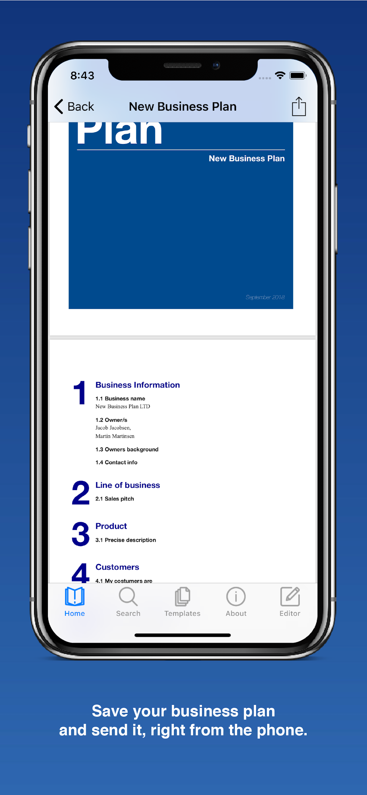 Business Plan for Startups screenshot 7