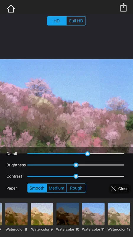 Watercolorizer-photo artist screenshot 9 of 10