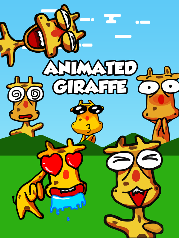 Screenshot #4 pour Animated Giraffe Sticker App