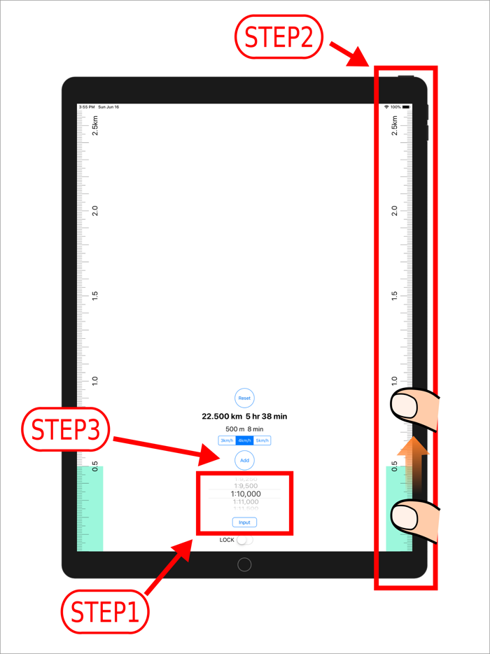 MapRuler for paper map