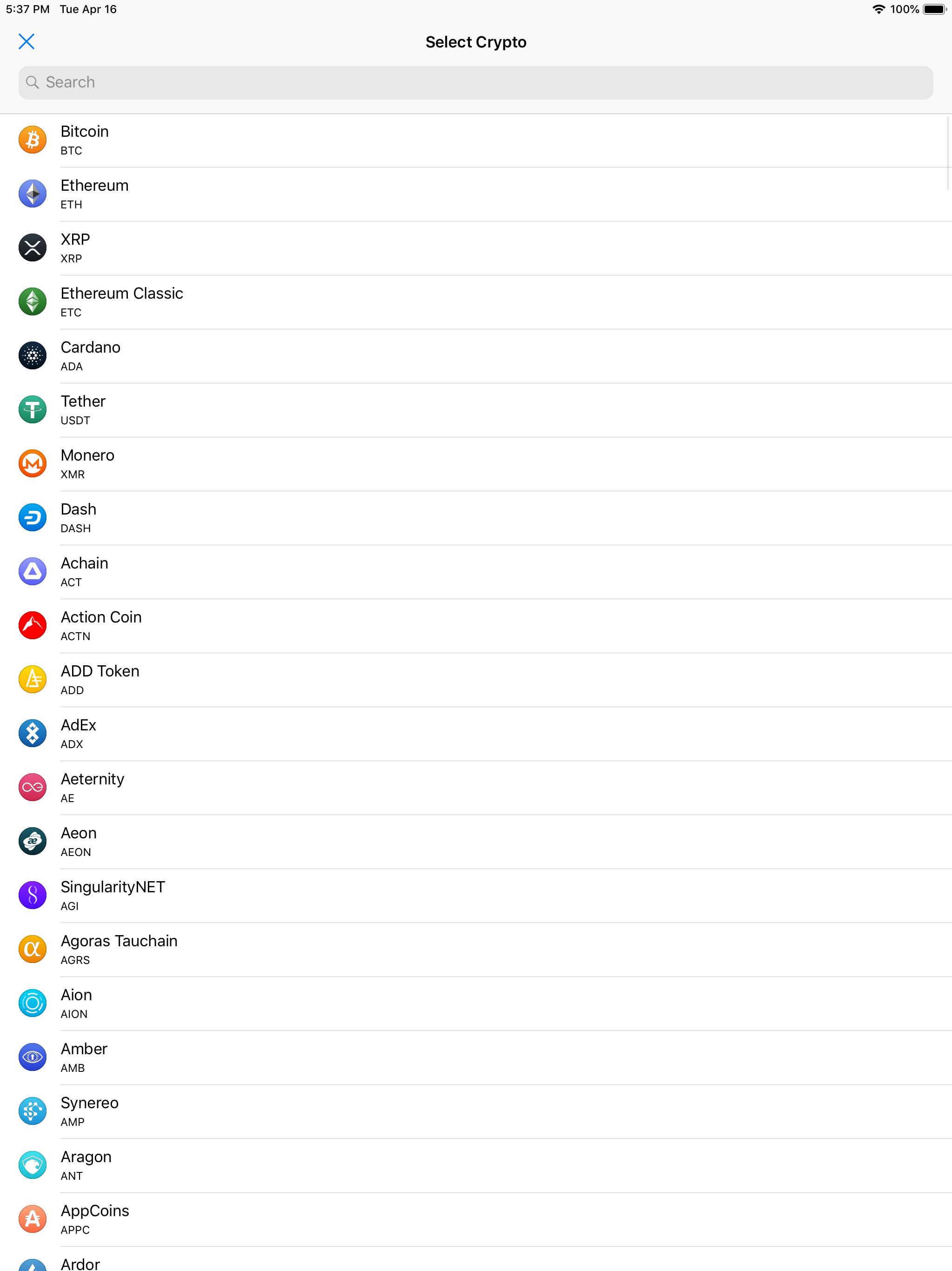 Crypto Contacts screenshot 10