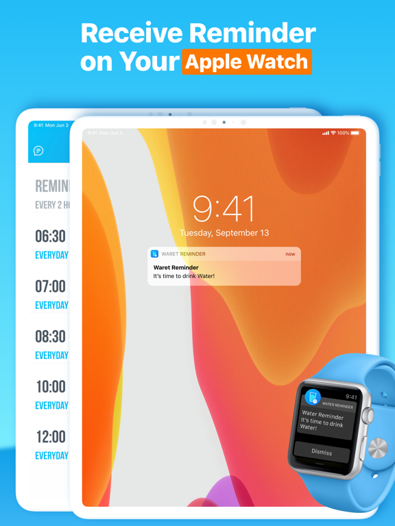 Water Reminder - Daily Tracker iPad screenshot 4