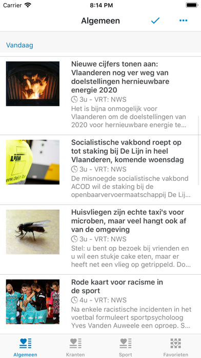 Screenshot #1 pour Mijn Nieuwsberichten