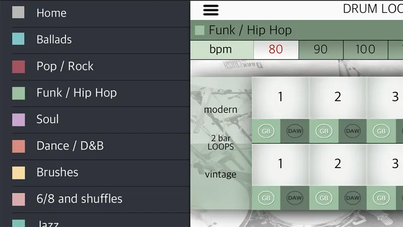 Drum Loops HD screenshot 3 of 9