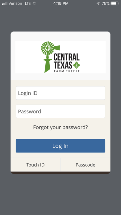 Central Texas Ag Banking Screenshot