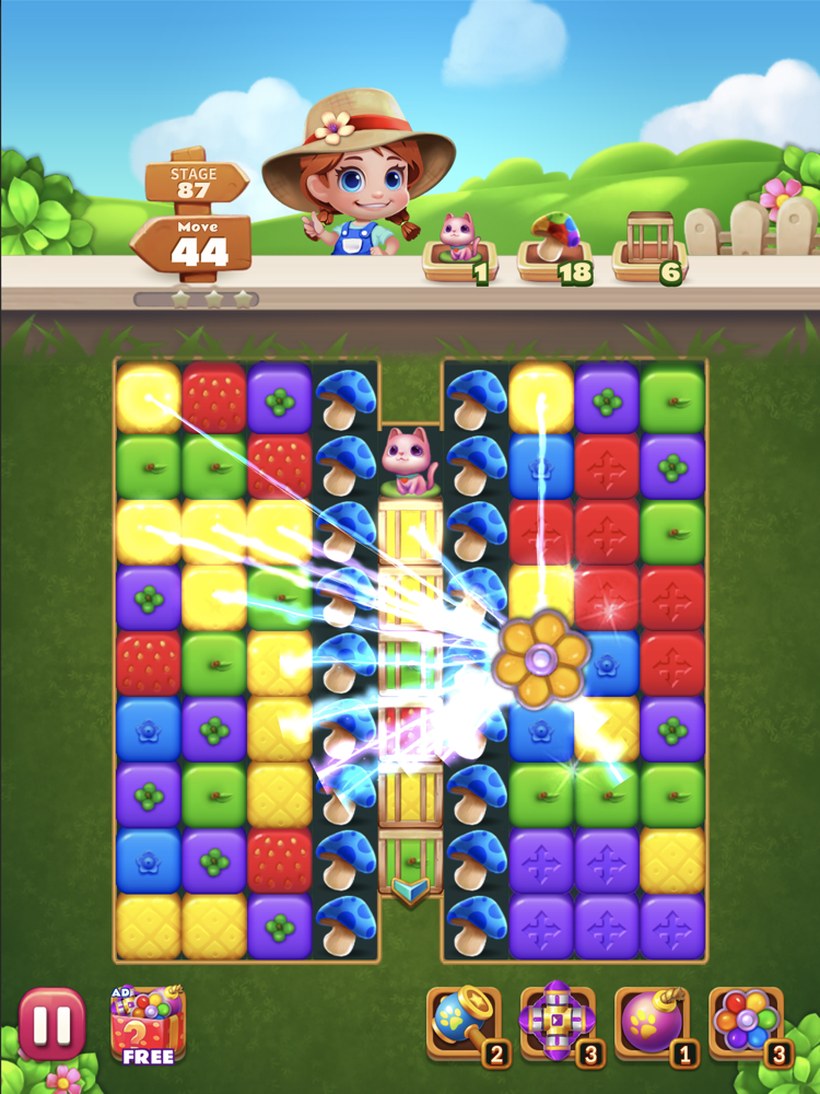 Sweet Garden Blast App for iPhone Free Download Sweet Garden Blast