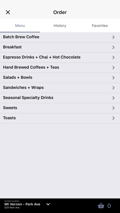 Ceremony Coffee Screenshot