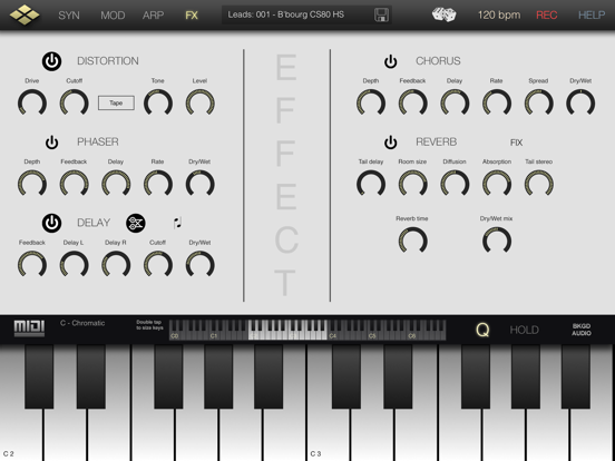 Tera Synth iPad app afbeelding 6