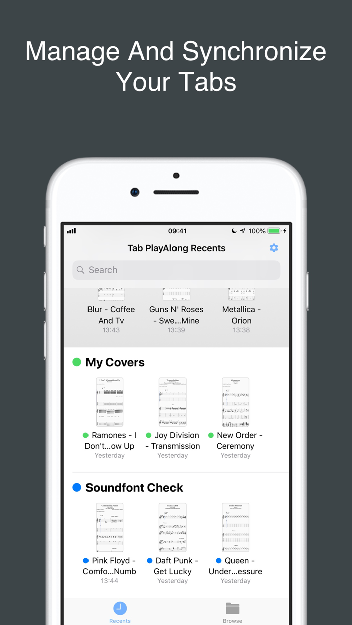 Tab PlayAlong - Tab PlayerandAmp