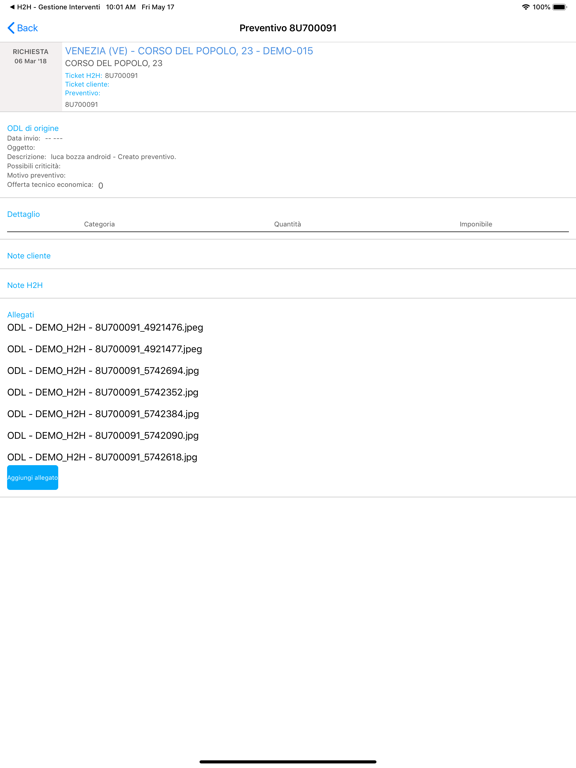Screenshot #6 pour H2H - Clienti