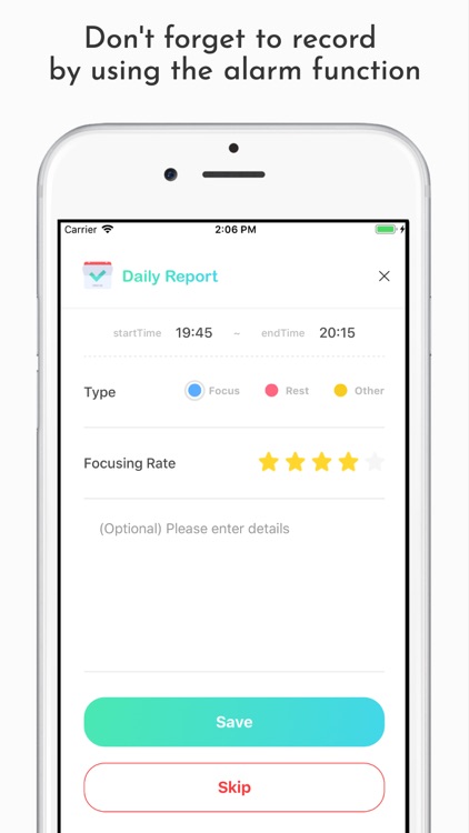 DailyReport - Time Tracker App
