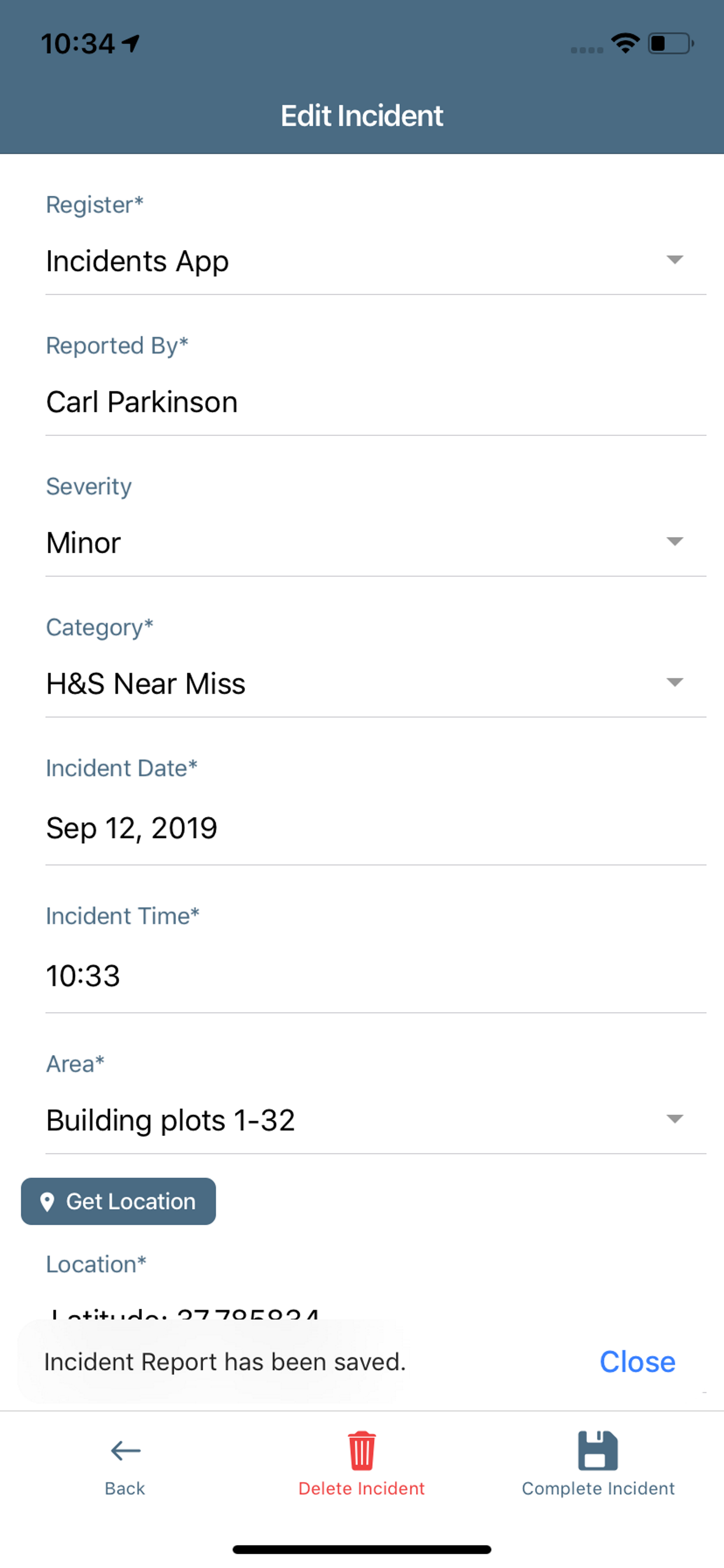 MY Incidents screenshot 4