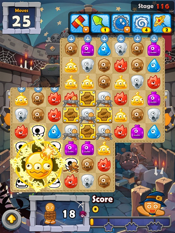 Monster Busters: Match 3 Puzzle screenshot