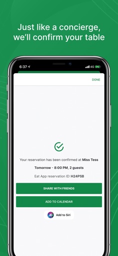 Eat App: Restaurant Bookings screenshot 5
