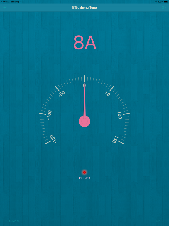 X Guzheng Tuner iPad screenshot