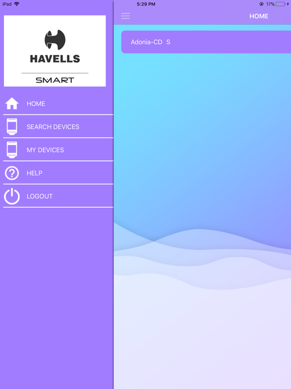 Havells Adonia I iPad screenshot