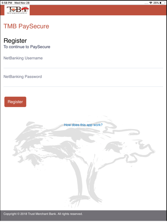 Screenshot #4 pour TMB PaySecure