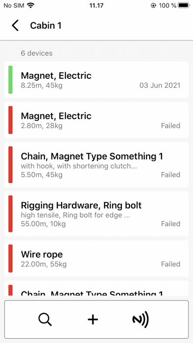 Konecranes Slings&Accessories Screenshot