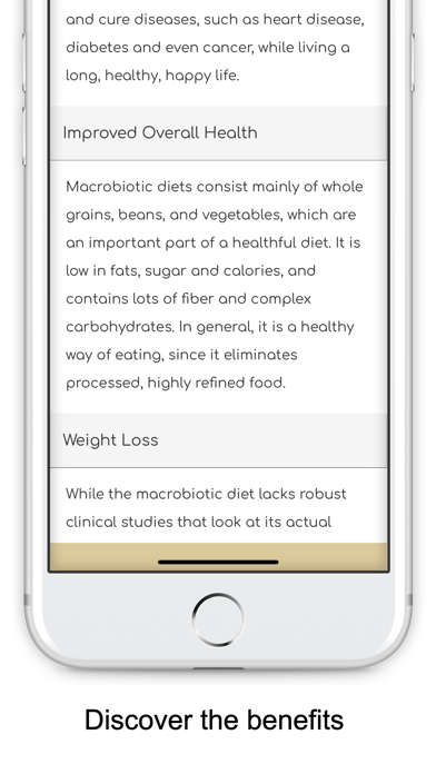 Screenshot #3 pour Macrobiotic Diet Guide