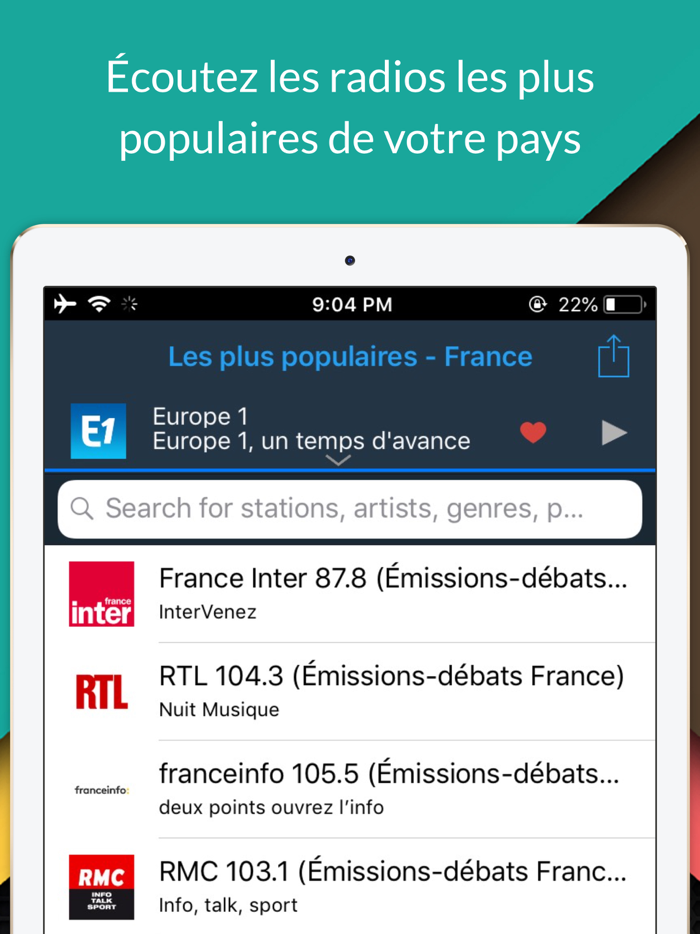 oiRadio France - Live radio