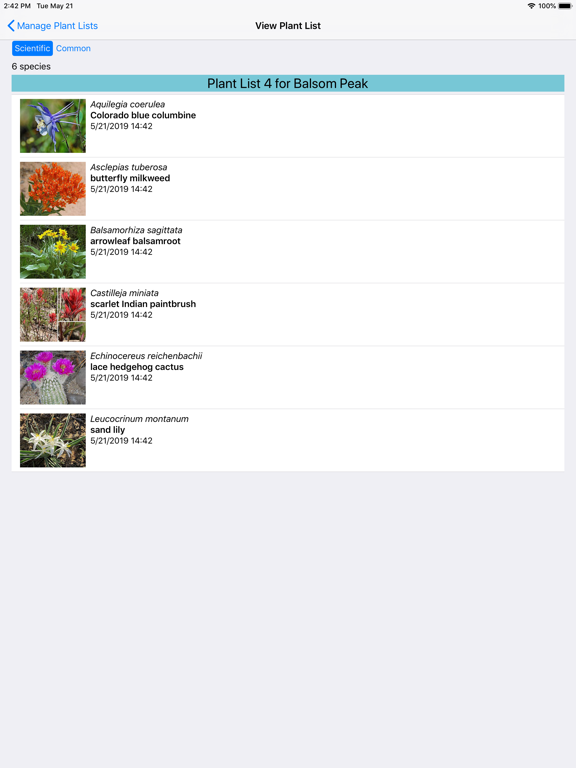 Colorado Wildflower Search iPad screenshot 7 - Education app