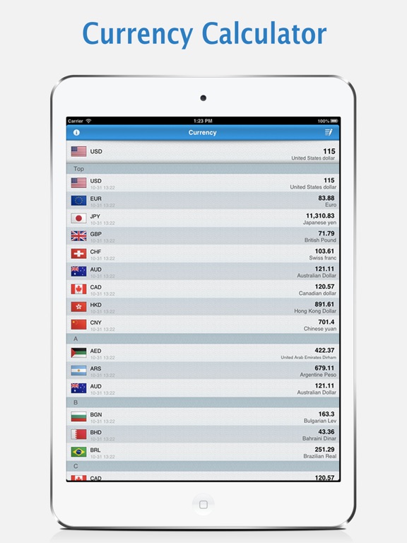 Screenshot #4 pour Currency Converter- Foreign XE