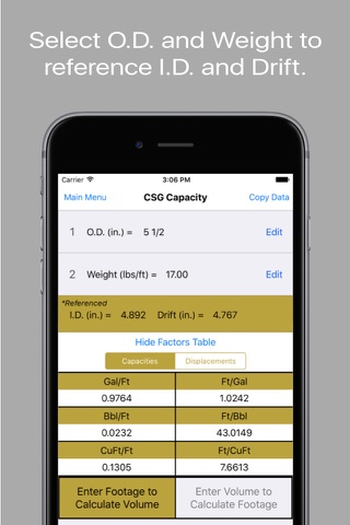 Capacities Basic screenshot 2