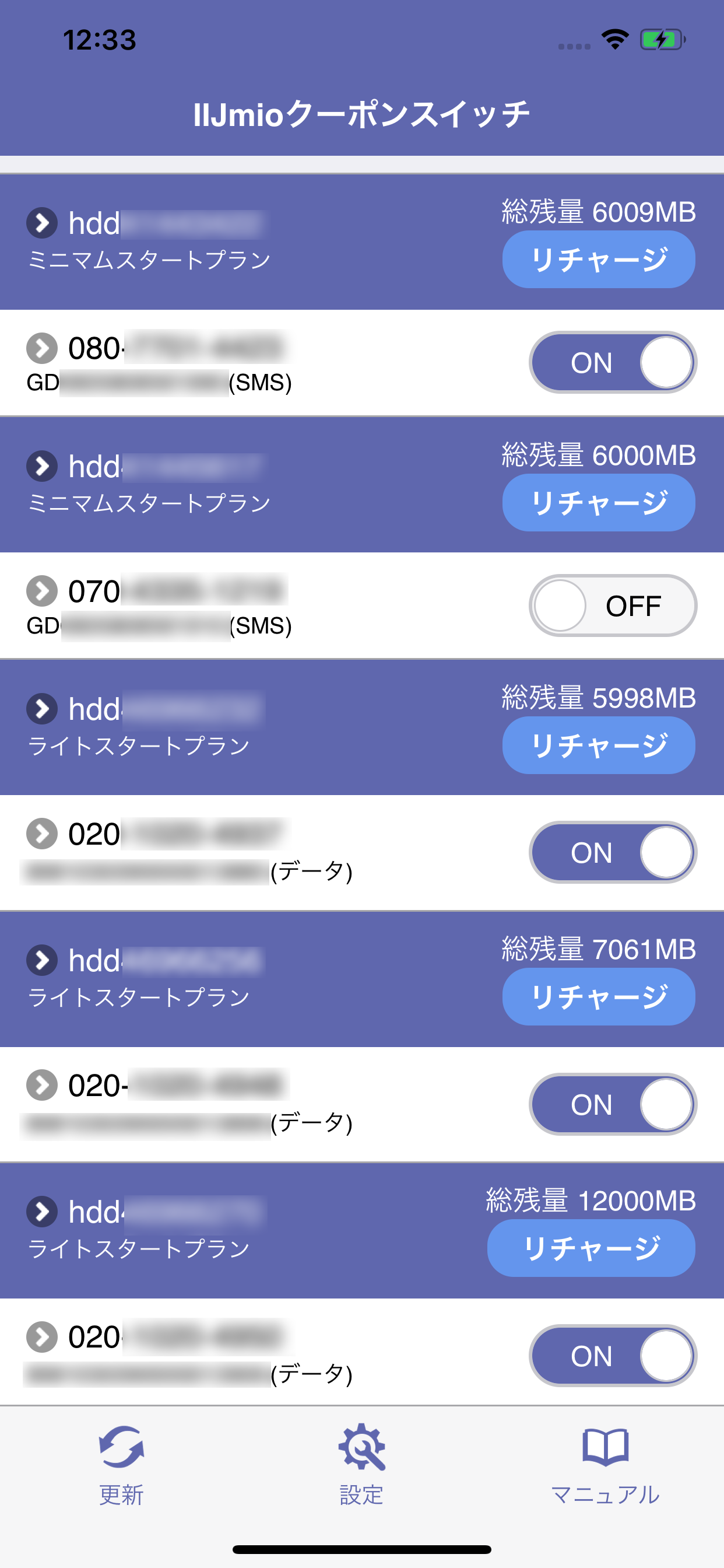 IIJmio Coupon Switch