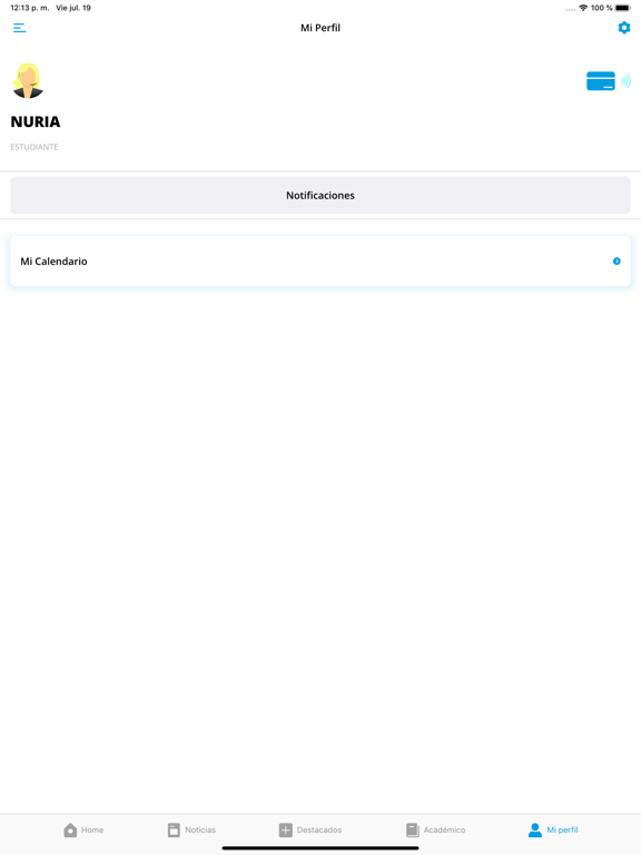 CEU UCH iPad screenshot