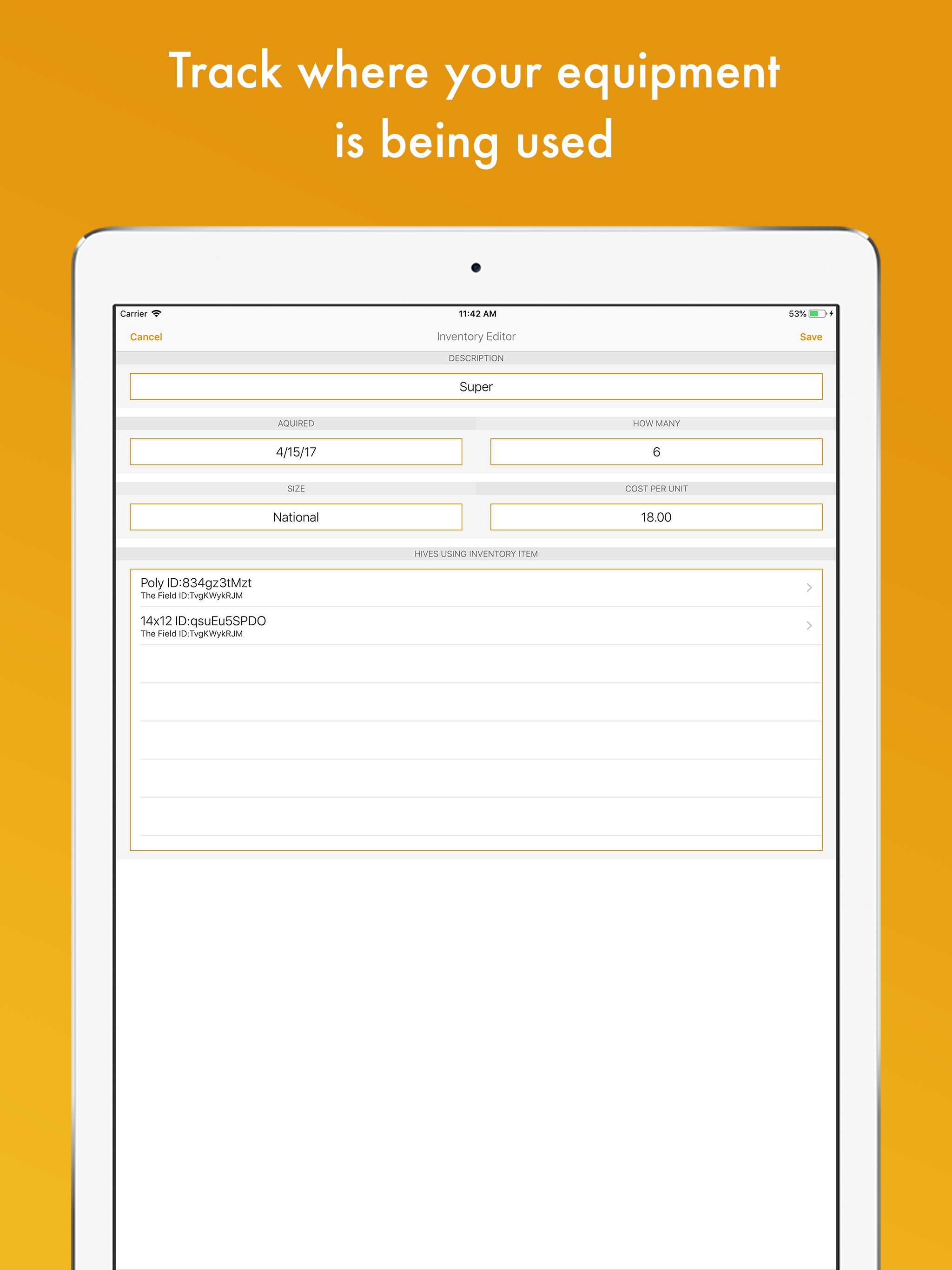 BeePlus Beekeeping Manager screenshot 14