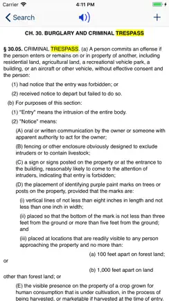 TX Penal Code 2026 - Texas Law iPhone image 3