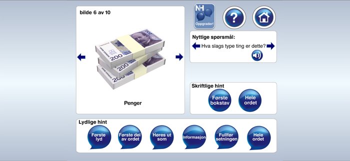 Dagligliv mini Afasi-app