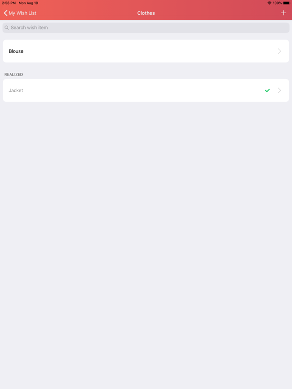 Screenshot #6 pour My Wish List -Save your wishes
