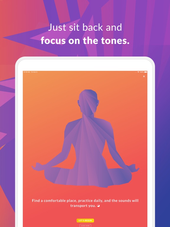 Binaural Dream iPad screenshot 3 - Health & Fitness app