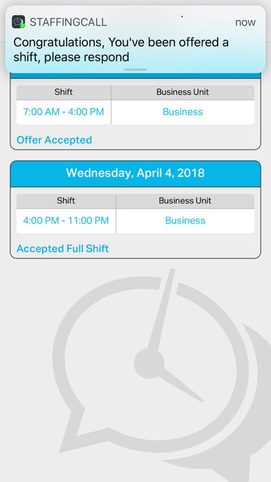 StaffingCall Screenshot