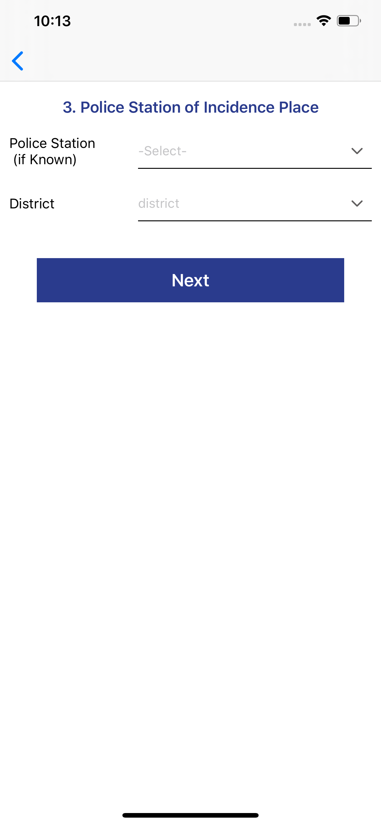 Missing Person Registration screenshot 4