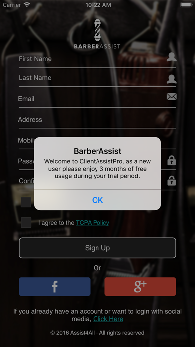 BarberAssist Screenshot
