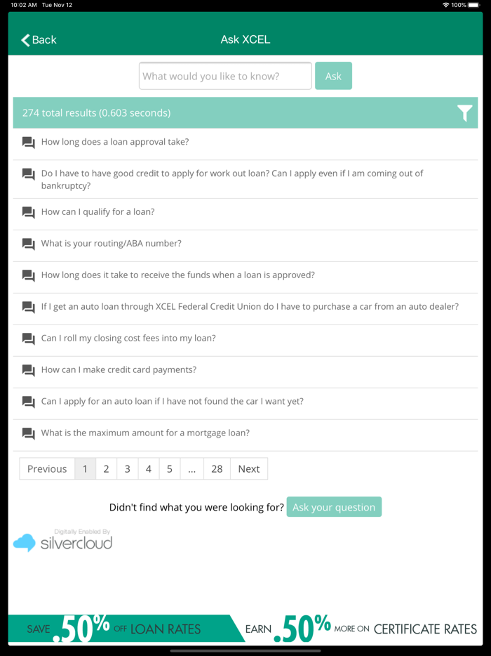 XCEL FCU Mobile Application